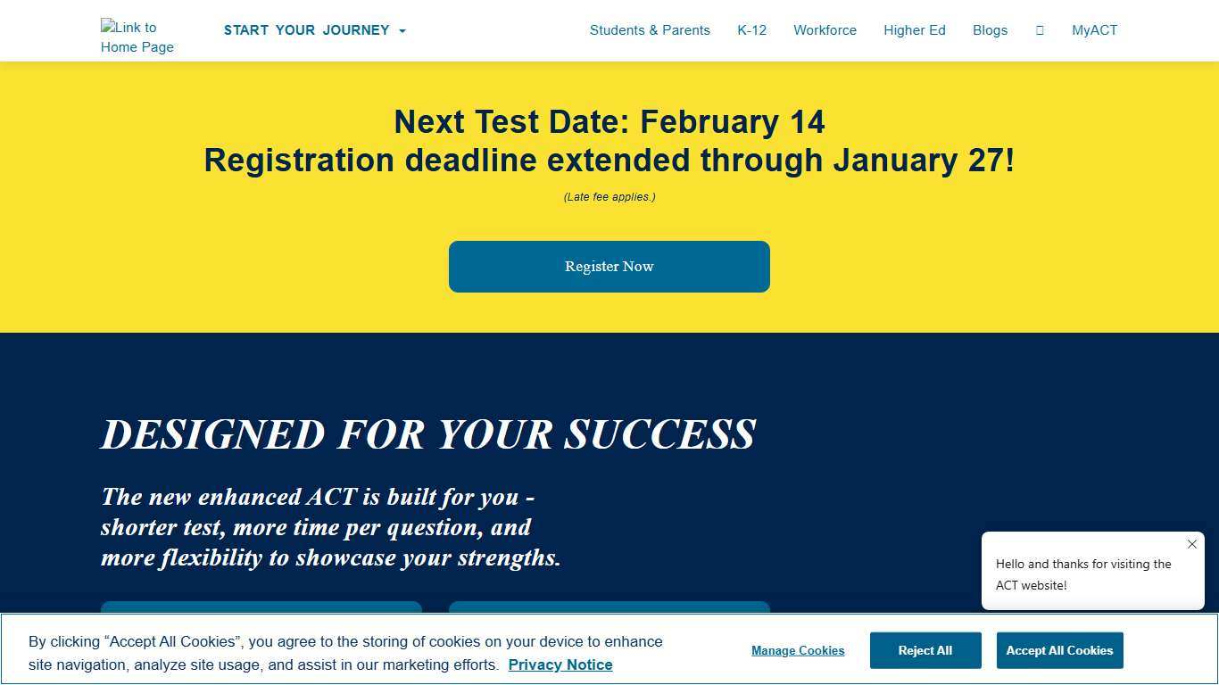 ACT College and Career Readiness Solutions